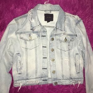 Distressed Denim Jacket